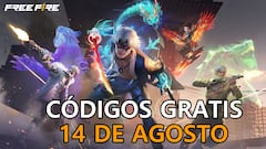 Free Fire | Códigos de hoy jueves 14 de agosto de 2025: recompensas gratis