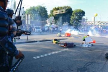 Protestas en plena Copa Confederaciones