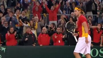 El mejor punto de la historia de la Davis lleva la firma de Nadal: vean y alucinen