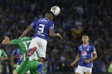 Con goles de Vladimir Hernández y Roberto Ovelar, Millonarios y Nacional igualaron 1-1 en partido valido por la fecha 9 de la Liga Águila. Wuilker Fariñez fue la figura.