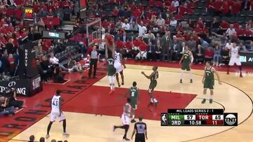 Para hacer un póster así a Anteto hay que ser muy dominante: Kawhi le hizo parecer pequeño...