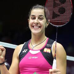 Carolina Marín brilla en el inicio del Open de Dinamarca