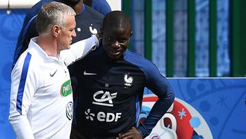 Kanté enfría la relación de Zidane y Deschamps