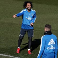 Marcelo se aplica para Solari: se entrena en sus días libres