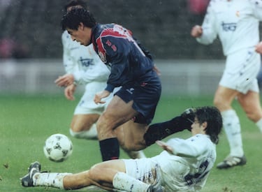 El único triunfo del Rayo en el Bernabéu: un doblete de Guilherme que echó a Valdano