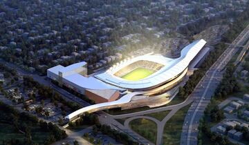 Futuro estadio del NY Cosmos. 