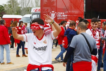 El ambiente previo de la final de Copa en las Fan Zones