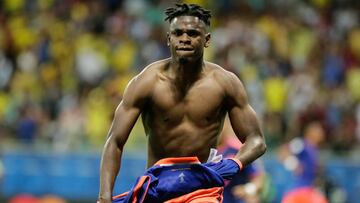 Duván Zapata, delantero de la Selección Colombia.