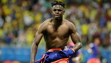 Duv&aacute;n Zapata, delantero de la Selecci&oacute;n Colombia. 