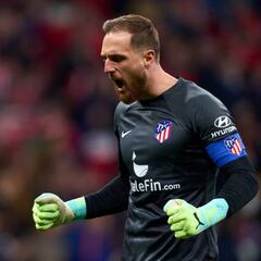 Oblak, el extranjero con más partidos disputados con el Atleti