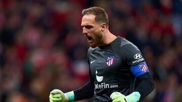 Oblak, en el Atlético-Betis.