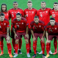 La mitad de los jugadores de Suiza juega en Alemania