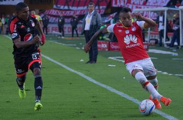 Hubo 28 mil aficionados para este clásico de rojos que se jugó en Bogotá despúes de seis años.