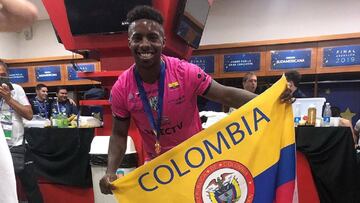 Cristian D&aacute;jome habla con AS Colombia sobre su t&iacute;tulo de Copa Sudamericana 