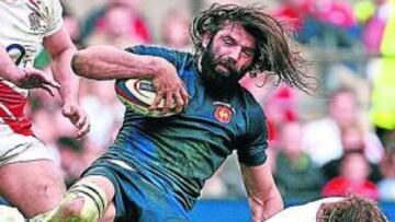 <b>UNA 'BESTIA' QUERIDA. </b>Chabal, durante un Francia-Inglaterra.