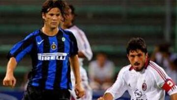 <B>PRIMER TRIUNFO.</B> Solari pudo disfrutar del triunfo del Inter en un triangular con Milan y Juventus.