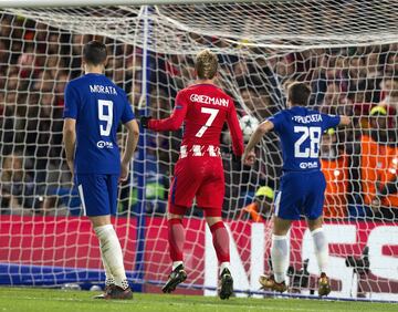 Saúl anotó el 0-1.