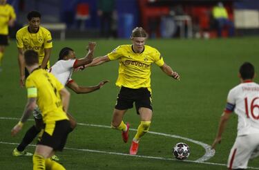 Los r¨¦cords que ha batido Erling Haaland en la Champions League