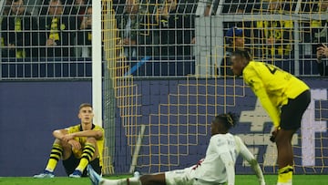 Dortmund y Milan desaprovechan la derrota del PSG
