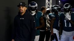 Eagles quarterback Jalen Hurts is expected to return from a shoulder injury when they play the Giants on Sunday in the final week of the regular season.