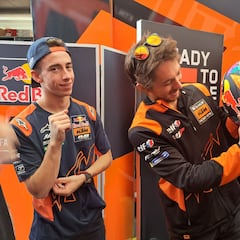 Detallazo de Acosta con Gardner ante su última carrera