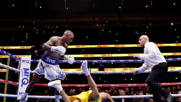 Conor Benn manda a la lona a Chris Eubank Jr.