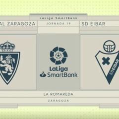 Resumen y gol del Zaragoza vs Eibar de LaLiga SmartBank