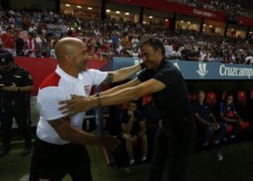 Sampaoli y Luis Enrique.