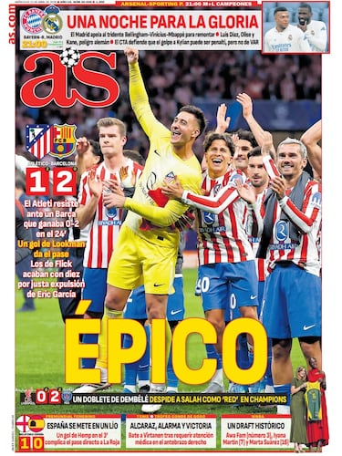 Las portadas de AS de abril