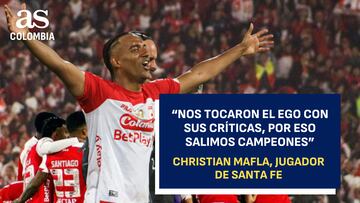 “Nos tocaron el ego con sus críticas, por eso salimos campeones”: Christian Mafla