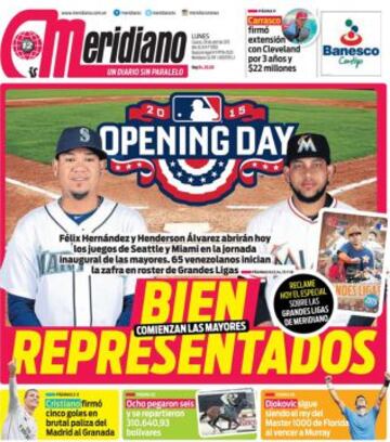 Portadas de la prensa deportiva