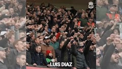 Cantos que erizan la piel: hinchas de Liverpool a Luis Díaz