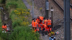 Who is responsible for the Paris Olympic Games train attacks?