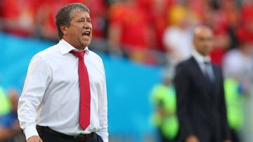 Soccer Football - World Cup - Group G - Belgium vs Panama - Fisht Stadium, Sochi, Russia - June 18, 2018   Panama coach Hernan Dario Gomez      REUTERS/Hannah McKay