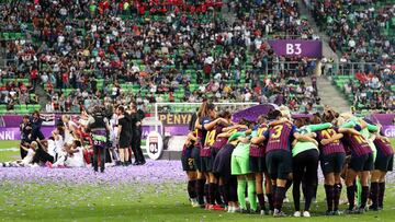 Final de la Champions entre el Barça y el Olympique de Lyon en Budapest.