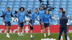 Cristiano and Benzema train as normal, no problems
