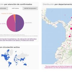 Mapa de casos y muertes por coronavirus por departamentos en Colombia: hoy, 5 de octubre