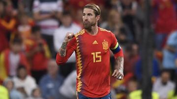 10/06/19 PARTIDO CLASIFICACION EUROCOPA 2020 GRUPO F ESTADIO SANTIAGO BERNABEU
 SELECCION ESPA&Ntilde;OLA ESPA&Ntilde;A  -  SUECIA 
 PRIMER GOL SERGIO RAMOS PENALTI 1-0 ALEGRIA ALEGRIA