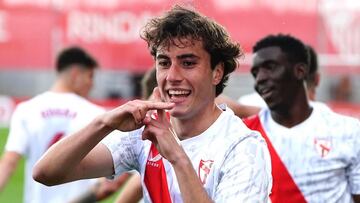 Diego Hormigo, con el Sevilla Atlético.