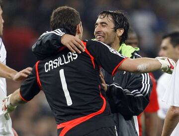 Iker Casillas and Raúl.