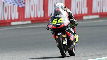 David Munoz, ganador de Moto3 en Japón.