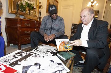 Bob Beamon y Miguel Vidal repasaron sus encuentros.