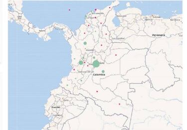 Mapa de casos y muertes por coronavirus por departamentos en Colombia: hoy, 30 de abril