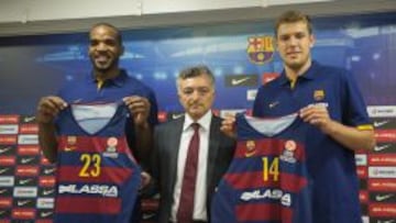 Samardo Samuels, Joan Creus y Aleksandar Vezenkov.