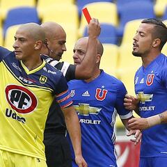 Lorenzetti y la expulsión: "No sentí que la jugada fuera para roja"