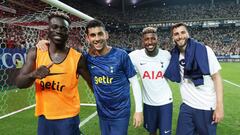 SEOUL, SOUTH KOREA - JULY 13: Davinson Sanchez, Cristian Romero, Emerson Royal and Rodrigo Bentancur of Tottenham Hotspur poses for a photo following the preseason friendly match between Tottenham Hotspur and Team K League at Seoul World Cup Stadium on July 13, 2022 in Seoul, South Korea. (Photo by Tottenham Hotspur FC/Tottenham Hotspur FC via Getty Images)