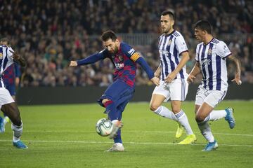 Messi hizo doblete y tambi¨¦n anot¨® el 4-1.