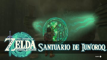 the legend of zelda tears of the kingdom nintendo switch guia santuario iun'oroq