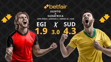 Egipto vs. Sudáfrica: horario, dónde ver, pronósticos y clasificación