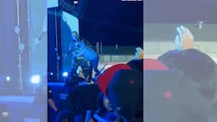 Polima Westcoast sufrió un fuerte accidente junto a un fan durante su show en Punitaqui